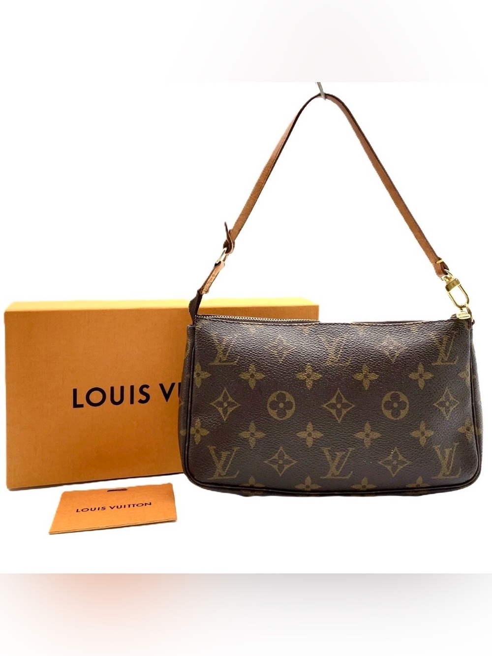 AUTHENTIC Vintage Louis Vuitton Monogram Pochette Accessoires